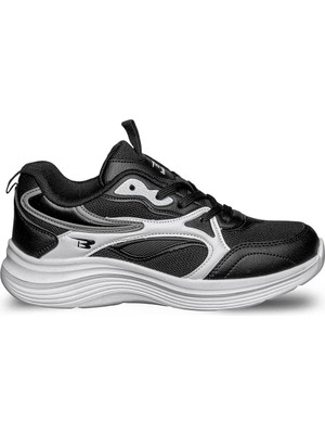 Trender Bewild Garson 4337 Anorak Siyah - Beyaz Kadın Sneaker BW02A4337