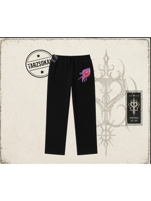 Tarzsokak Unisex Ungrateful Unisex Baggy Eşofman Altı Beyaz