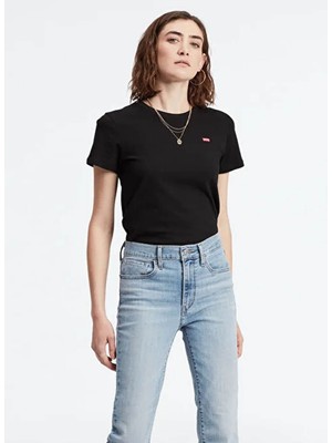 Levi's Levis Non Graphıc Tees Siyah Kadın T-Shirt A4917-0000