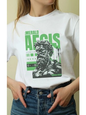 İlk El Grup Unisex Oversize 24/1 Penye Dtf Baskılı Tişört - DTF99