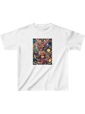 İlk El Grup Unisex Çocuk Baskılı T-Shirt - Beyaz