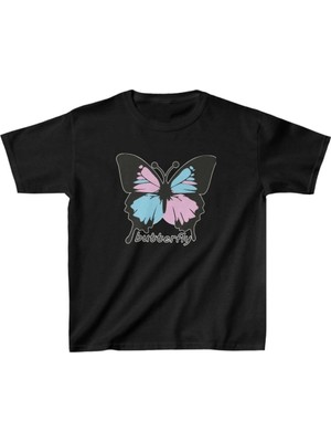 İlk El Grup Çocuk Unisex Baskılı T-Shirt - Siyah