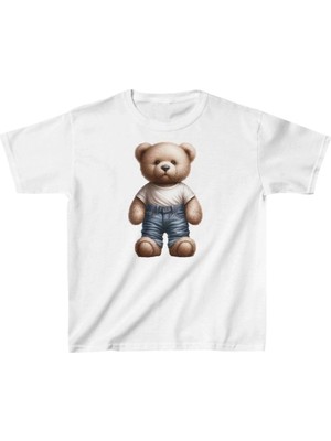 İlk El Grup Unisex Çocuk Baskılı T-Shirt - Beyaz