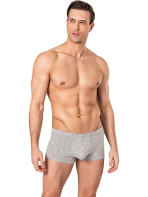 Obje Erkek Gri Cotton Runner Boxer