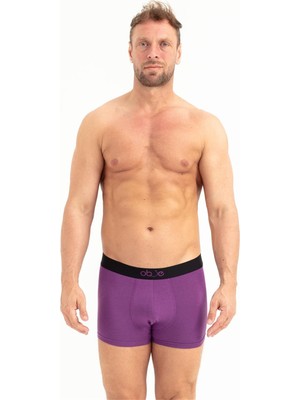 Obje Erkek Mor Modal Boxer