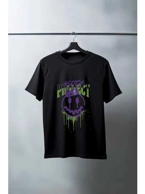 İlk El Grup Unisex Oversize 24/1 Penye Dtf Baskılı Tişört - DTF121