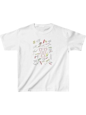 İlk El Grup Unisex Çocuk Baskılı T-Shirt - Beyaz