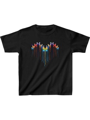 İlk El Grup Çocuk Unisex Baskılı T-Shirt - Siyah