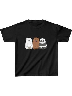 İlk El Grup Çocuk Unisex Baskılı T-Shirt - Siyah