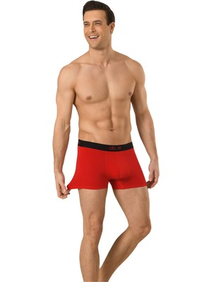 Obje Erkek Kırmızı Modal Boxer