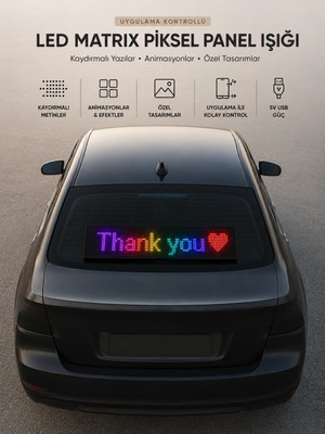İlk El Grup LED Matrix Piksel Panel Işığı USB Uygulama Kontrollü Kaydırmalı Yazı Ekranı