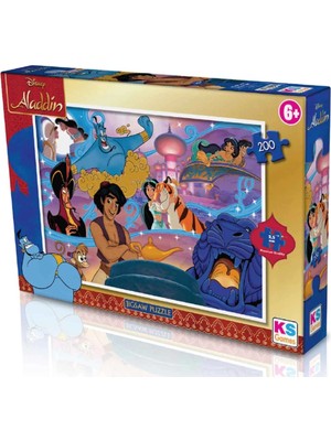 İlk El Grup   Aladdin Puzzle 200 Parça