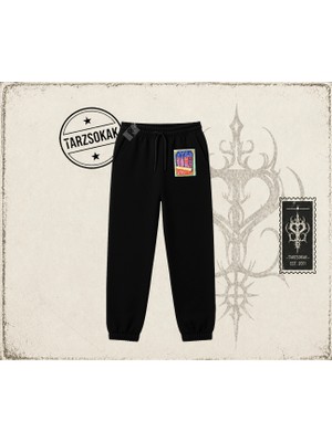 Tarzsokak Unisex Sardines Tin Unisex Jogger Eşofman Altı Beyaz