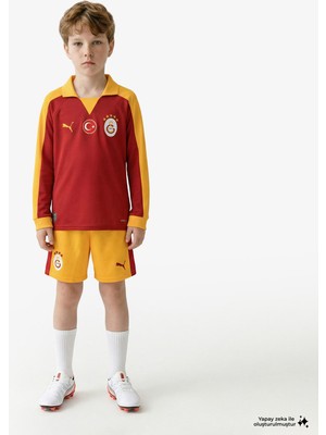Puma Galatasaray S.k Retro Çocuk Sarı Futbol Şortu.81