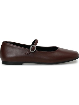 Butigo 24K-128 Bordo Kadın Babet