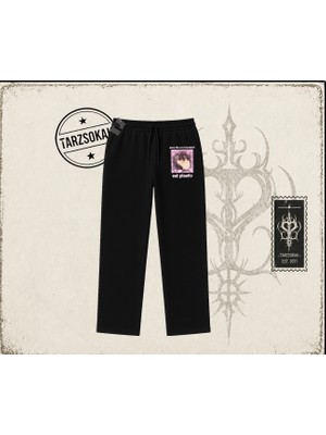 Tarzsokak Unisex Save The Environment Unisex Baggy Eşofman Altı Beyaz