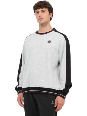 Lumberjack Sweatshirt Erkek A Grı Mel ml Nala 16BLO-05