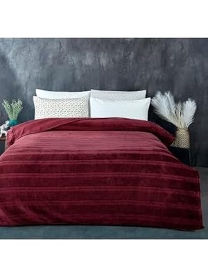 Maxi Trendy Mayer Supersoft Yumuşak Tek Kişilik Battaniye 150X230 cm Kırmızı