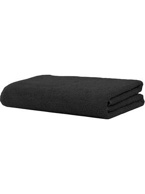 Maxi Trendy %100 Pamuk Siyah Havlu Ikili Set Banyo (70X140 Cm) ve El (50X90 Cm) Havlusu - Ev, Spor ve Seyahat Için Mükemmel Süper Emici ve Dayanıklı