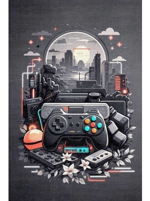 Hsc Bilişim Blank Şönil Odası Halısı Kaymaz Pamuk Tabanlı Yıkanabilir Antibakteriyel Gamer, Gaming Halıs
