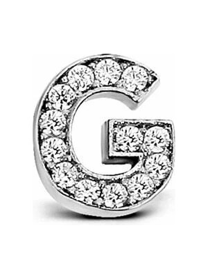 Argentum Concept G Harfi Çivili 925 Ayar Gümüş Tek Küpe - 12077401