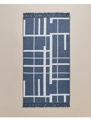 Hsc Bilişim Eterno Dokuma Kilim 80X150 cm Lacivert