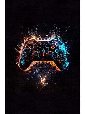 Hsc Bilişim Patrick Kadife Odası Halısı Kaymaz Pamuk Tabanlı Yıkanabilir Antibakteriyel Gamer, Gaming Ha