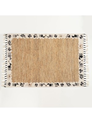Hsc Bilişim Tohana Bej Jüt Kilim 160X230 cm
