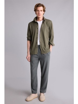 Defacto  Erkek Kanvas Pantolon E4790AX/GN826 Green
