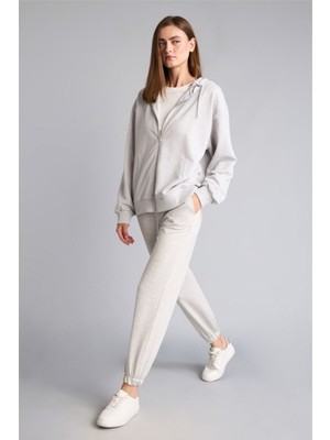 Defacto  Kadın Eşofman Alt D4234AX/GR93 Grey Melange