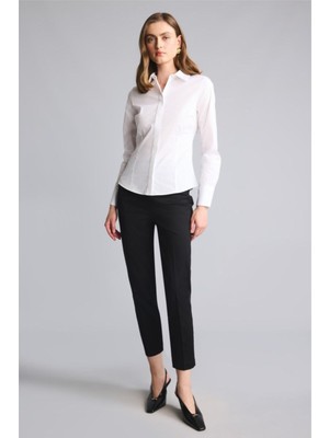 Defacto  Kadın Kanvas Pantolon J8743AZ/BK27 Black