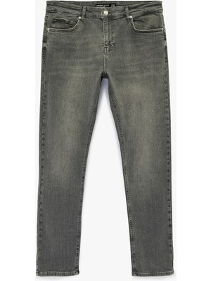 Koton Erkek Jean Pantolon 7WAM40006ND Gri