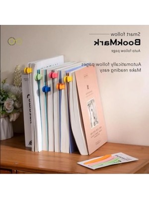 Hakay Silikon Kitap Okuma Ayracı - Mavi Renk, Pratik Kullanım
