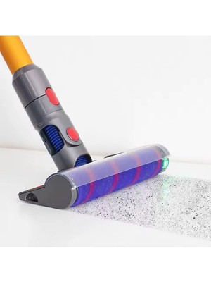 Hakay Lazer Işıklı Turbo Başlık, Yüksek Emiş Gücü ile Elektrikli Süpürge Aksesuarı
