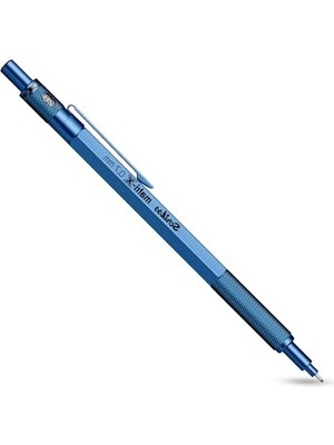 Hakay 0.7 mm Metalik Mavi Versatil Kalem, Şeffaf Ambalaj ile