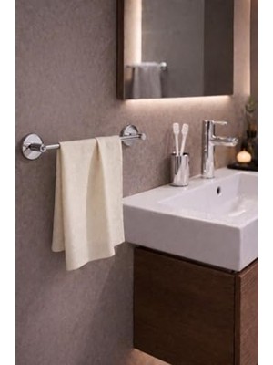 Hakay Krom Banyo ve Mutfak Havlu Askılığı, Şık ve Dayanıklı Tasarım