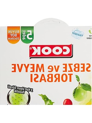Hakay 25 x 29 cm Boyutunda 5 Adet Sebze ve Meyve Torbası Seti
