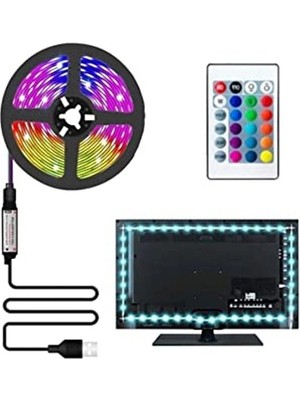 Hakay Rgb Şerit Led, 3 Metre Uzunluk ile Tv Arkası Aydınlatması