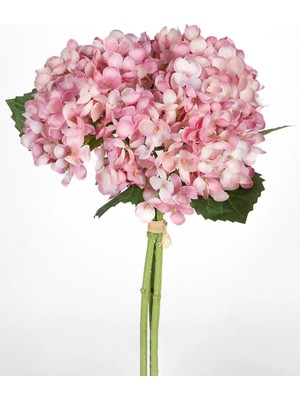 Omelas Yapay Ortanca 3'lü Demet Pembe 35 Cm.