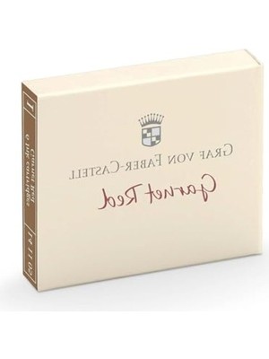 Hakay Graf Von Faber-Castell Dolma Kalem Kartuşu 6'lı Kırmızı