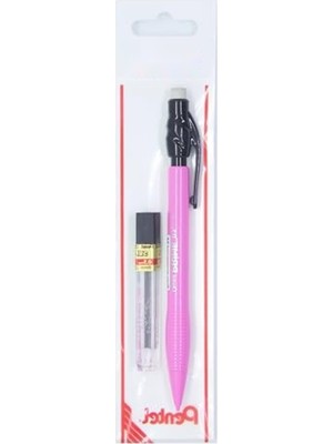 Hakay 0.5 mm Plastik Gövdeli Versatil Kalem + 12'li Yedek Uç Seti - Pembe