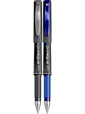 Hakay Siyah & Mavi 1.0 mm Jel Kalem Seti - 2'li Blister