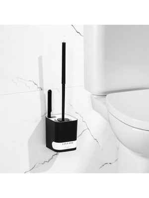 Hakay Pratik Temizlik Tuvalet Fırçalığı, Modern Tasarım ile Banyo Için