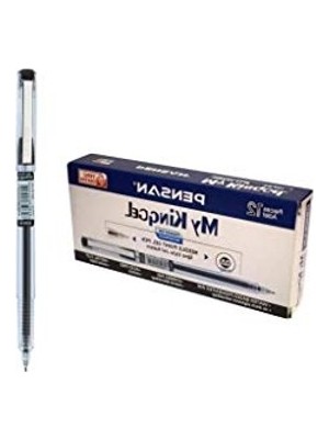 Hakay 6405 My-King Jel, Metal, Klipsli Kalem, Siyah 0,5 12'li Paket - PE06405SİYAH