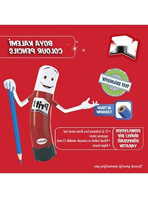 Hakay 24 Renkli Kuru Boya Kalemi Seti, Dayanıklı ve Silinebilir