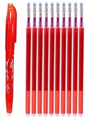 Hakay Silinebilen Refill Kalem Içi - Kırmızı, 11 Adet Set