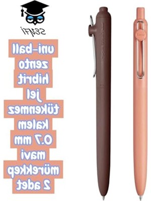Hakay Seyfikirtasiye Uni-Ball Zento Hibrit Jel Tükenmez Kalem, 0.7 Mm, Mavi Mürekkep, 2 Adet