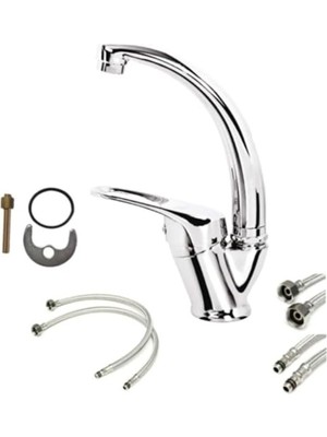 Hakay Kuğu Tipi Lavabo Bataryası, Modern Tasarım ve Kullanım Kolaylığı Sağlayan Özellikler