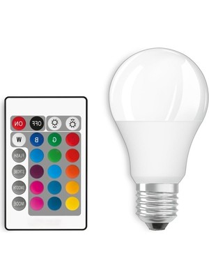 Hakay Uzaktan Kumandalı 9W Rgb LED Ampul - Çoklu Renk Modları