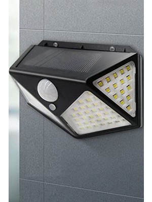 Hakay 100 LED Güneş Enerjili Bahçe Aplik, Solar Aydınlatma Çözümü